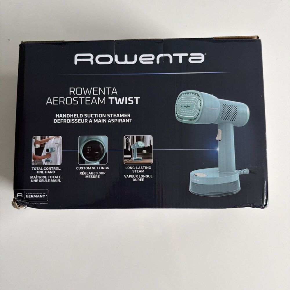 Rowenta Aerosteam Twist Handheld Clothes Steamer with Fabric-Grip